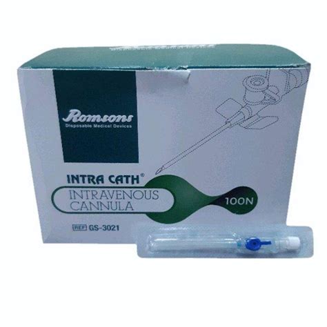 Polytetrafluoroethylene PTFE Romsons GS3021 Intra Cath Intravenous