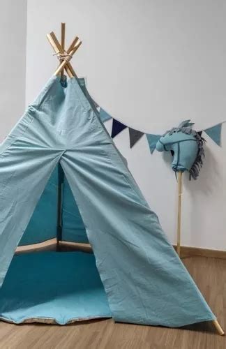 Carpita Tipi Carpa India Infantil Pijamada Lados Env O Gratis