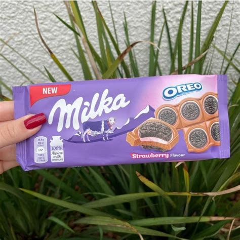 Chocolate Milka Oreo Sandwich Morango G Shopee Brasil