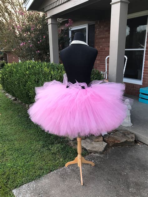 Pink With White Ribbon Tutu Maternity Tutu Adult Tutu Skirt Etsy