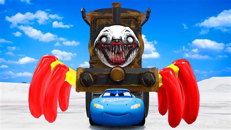 Escape From Choo Choo Charles Eater Lightning McQueen VS Choo Choo