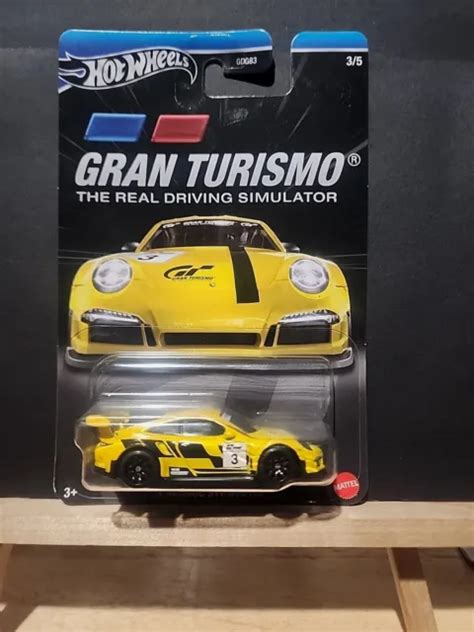 Hot Wheels Gran Turismo Porsche Gt Rs Jaune Eur