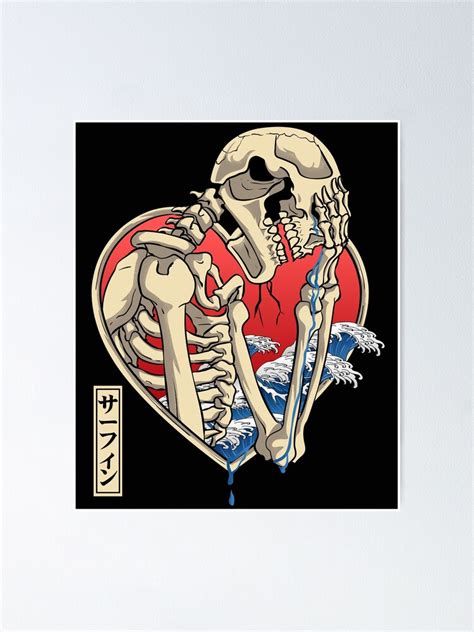 Crying Skeleton Poster For Sale By Rmmiranda123 Redbubble