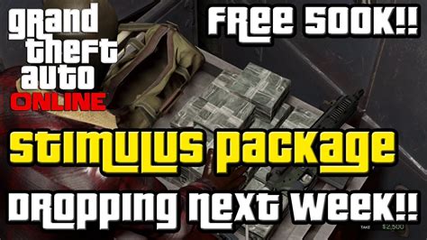 Gta Online News Stimulus Package Free K Coming Next Week The