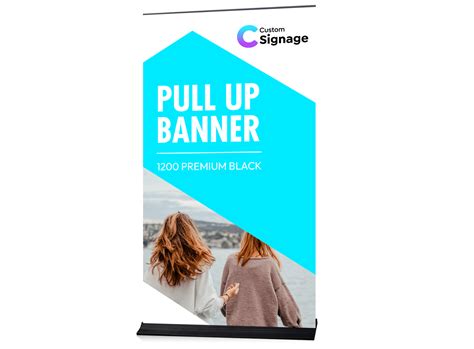 Custom Printed Premium Pull Up Banner Model Custom Signage