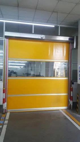 Blue Pvc Rapid Roll Up Door Color Coated At Rs In Bengaluru