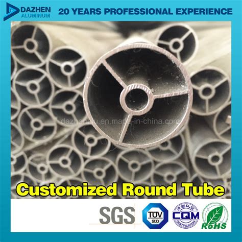 Round Tube Pipe T Aluminum Profile With Anodized Mill Finished