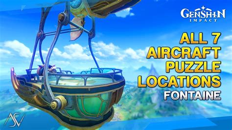 All Aircraft Puzzle Locations Remarkable Chests Fontaine