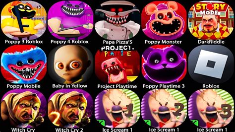 Dark Riddle Grimace Monster DOP Story Roblox The Baby In Yellow Witch