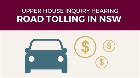 Public Hearing Portfolio Committee No 6 Road Tolling Regimes 10