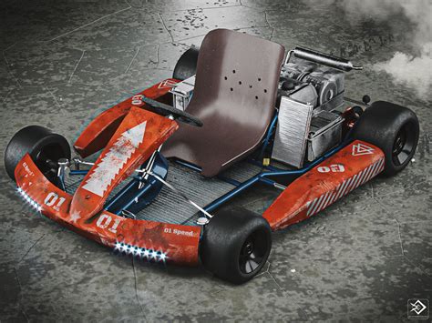 Go Karts 3d Model Cgtrader