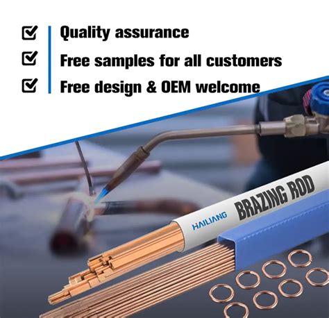 Hailiang Copper Alloy Welding Rod Brazing Rod Copper Welding Rod Ring