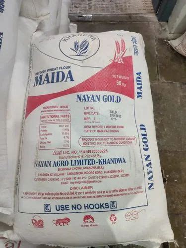 Indian Wheat Nayan Gold Maida 50kg Packaging Type Hdpe Bag At Rs