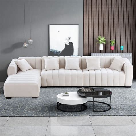 Amazon Kevinplus Sectional Sofa Couch L Shape With Chaise