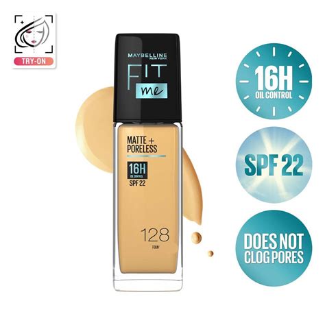 Buy Maybelline New York Fit Me Matteporeless Liquid Foundation 16h Oil Control Spf22 Online