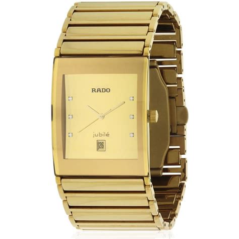 Rado Integral Jubile Gold Tone Mens Watch R20863732