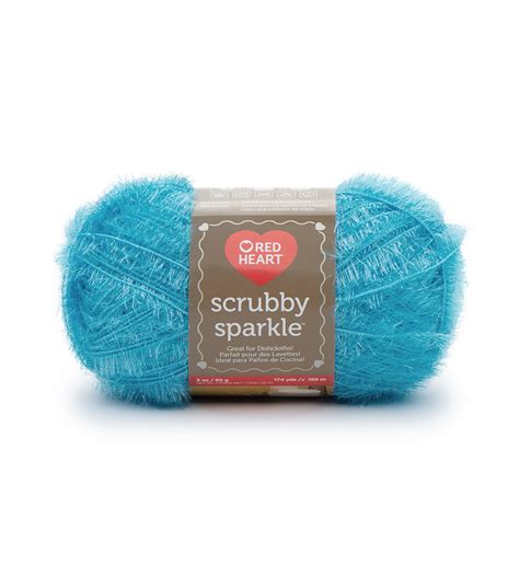 Red Heart Scrubby Sparkle Yarn | JOANN