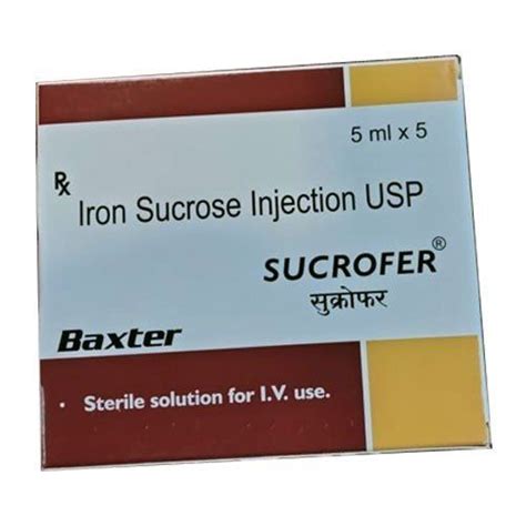 Iron Sucrose Injection At Best Price In New Delhi Delhi Well Wisher