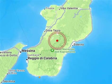 Scossa Di Terremoto In Provincia Di Reggio Calabria Epicentro Tra La