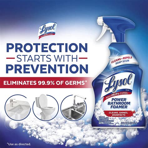 Lysol Bathroom Cleaner Spray Island Breeze 32 Fl Oz Effective