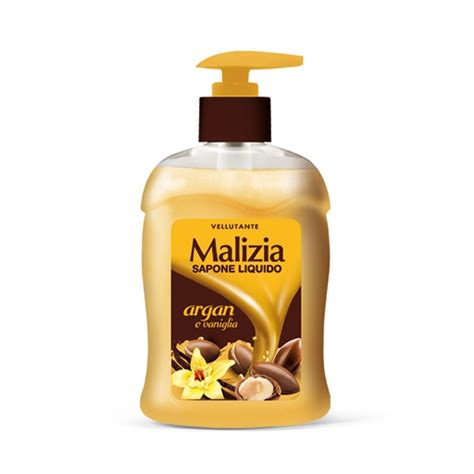 Acqua E Sapone Sicilia Malizia Sapone Liquido Argan Vaniglia