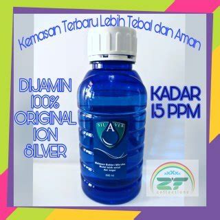 Jual Air Ion Perak AQUASIL Ionic Silver Water Ag Plus Isi 500 Ml Di