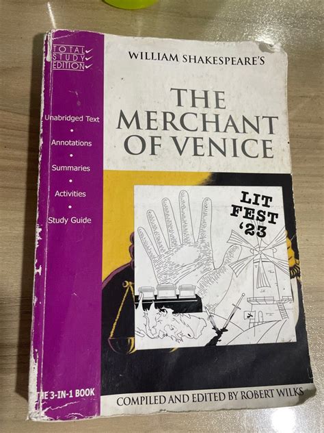 Sec 2 Literature Book The Merchant Of Venice Hobbies Toys Books