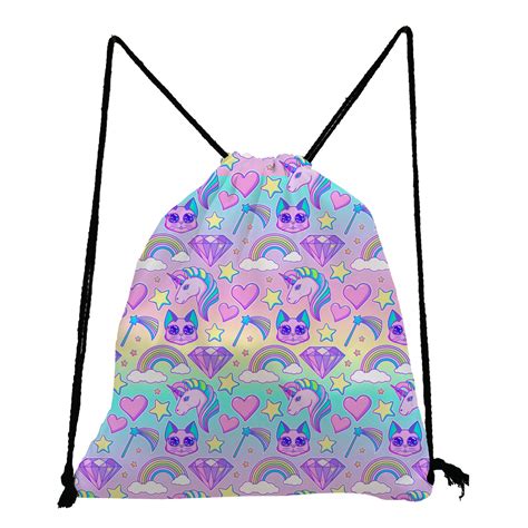 Sac A Dos Sac Dos De Personnalisable Avec Licorne Imprim Floral Avec