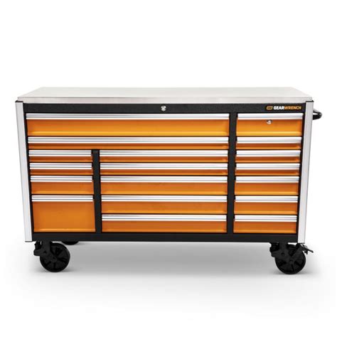 72 Rolling Tool Cabinet With Chrome Drawer Pulls