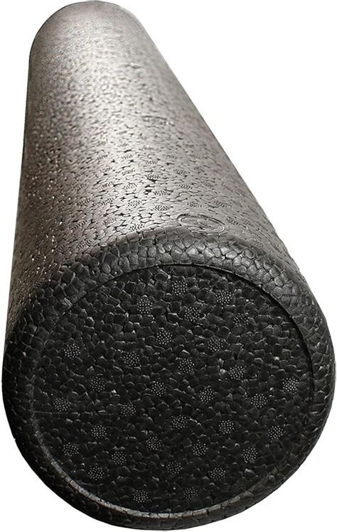 Black High Density Foam Rollers Full Round Extra Firm 6 X 12