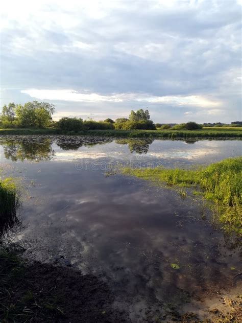 Cloud Reflection In The River Stock Image Image Of Water River