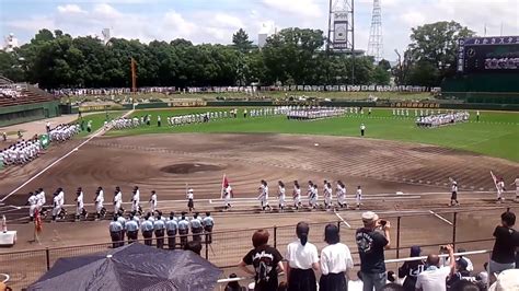 第100回全国高校野球選手権 京都大会 開会式 入場行進 猛暑の記念大会 わかさスタジアム京都 Youtube