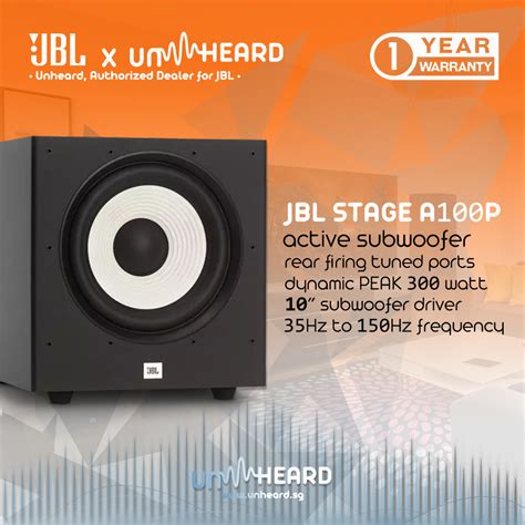 Jbl Stage A P Active Subwoofer Watt Home Theatre Subwoofer