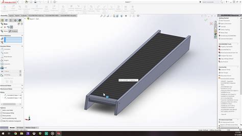 Simulaci N De Banda Transportadora En Solidworks Youtube