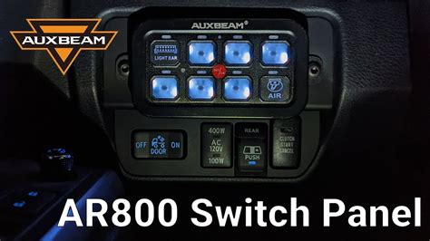 Auxbeam AR800 Switch Panel Install On Toyota Tacoma How To YouTube