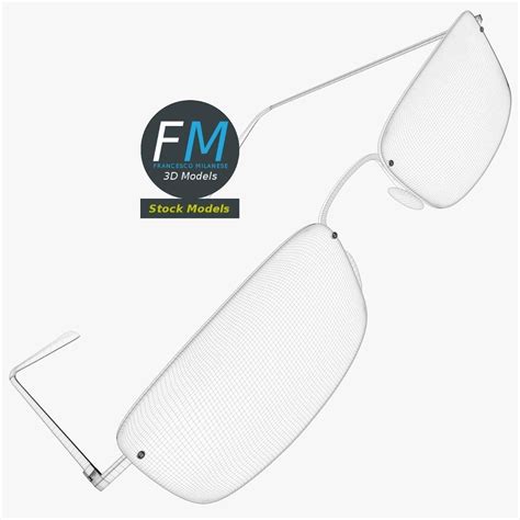 Sunglasses Rimless 3d Model Cgtrader