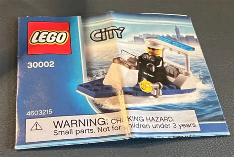 Lego City Police Boat Complete With Instructions