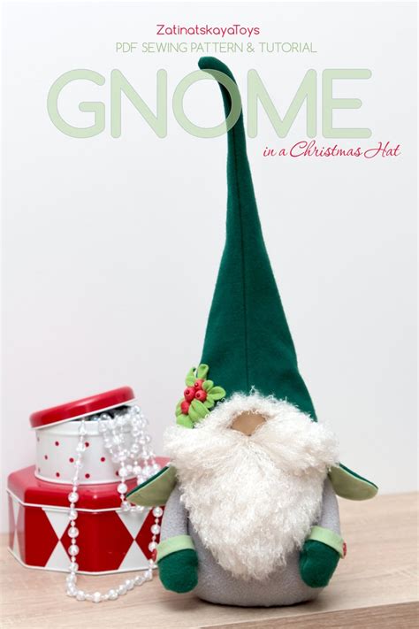 Pdf Christmas Gnome Pattern For Easy Sewing Nisse Tomte Diy Etsy