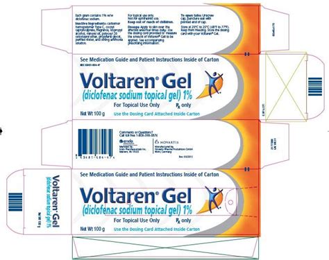 Voltaren Gel Fda Prescribing Information Side Effects And Uses การ