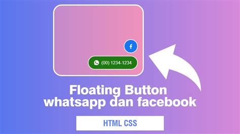 Bagaimana Cara Membuat Floating Buttons Whatsapp Dan Facebook