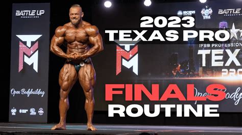 Texas Pro 2023 Finals Routine IFBB Pro Jordan Hutchinson Pro Debut