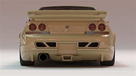 Skyline GTR R33 Abflug Body Kit Printable 3D Model By Bayazoff