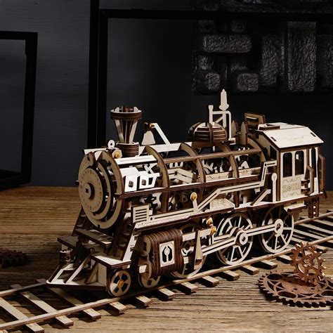 La Locomotive Du Texas En Bois Le Puzzle M Canique Embl Matique