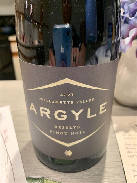 2021 Argyle Pinot Noir Reserve USA Oregon Willamette Valley