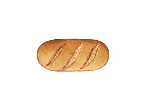 Bread Watercolor Illustration Graphic by FoodiArt · Creative Fabrica