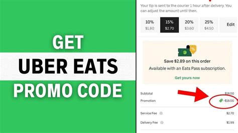 GET Uber Eats Promo Code And REDEEM Some Free Food 2024 Uber Eats