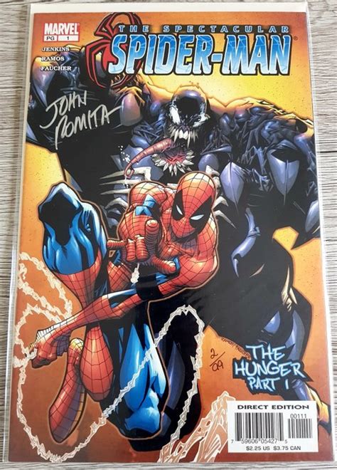 The Spectacular Spider Man 1 Signed By Legend J Romita SR With DF