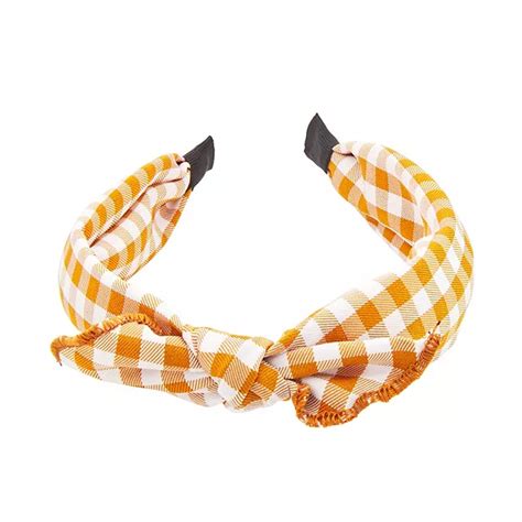 So® Gingham Knotted Headband