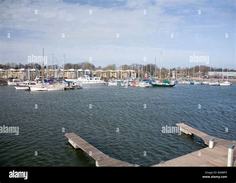 Preston Docks And Marina Riversway Preston Lancashire England United