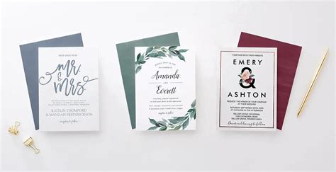 Creating the Perfect Color Palette: How to Choose the Ideal Wedding Invitation Design - The ...